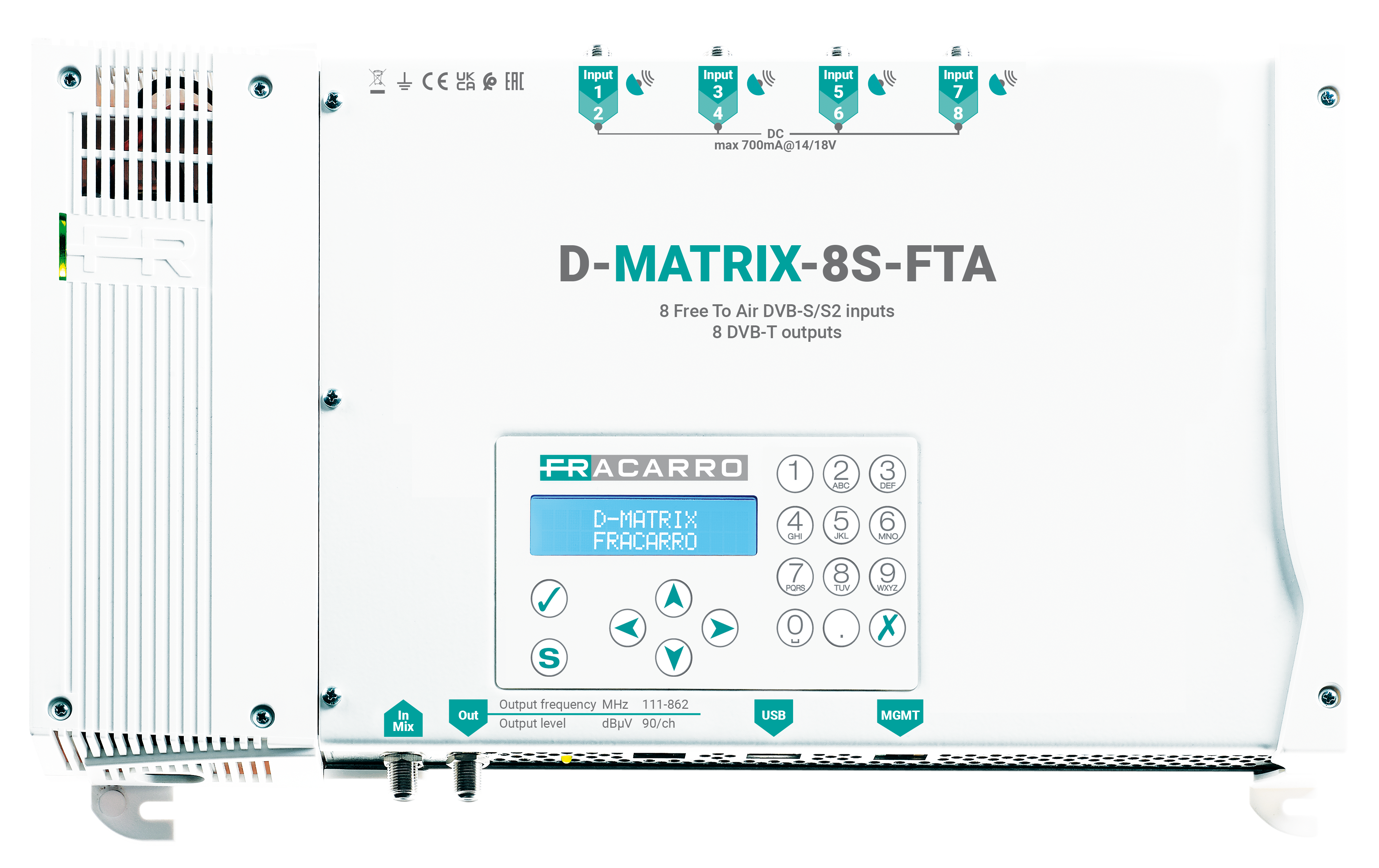 Headend D-MATRIX 8S FTA