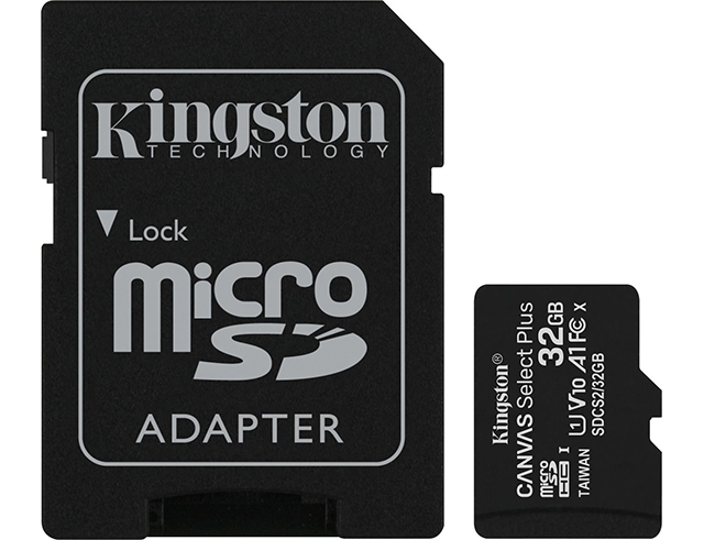 MicroSD 32GB με αντάπτορα SD