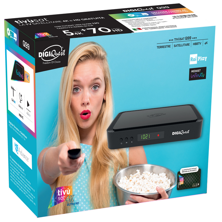 Tivusat DIGIQUEST 4K UHD Q99