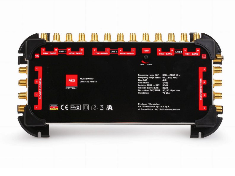 Πολυδιακόπτης OPTICUM OMS 13/8 PRO-TR