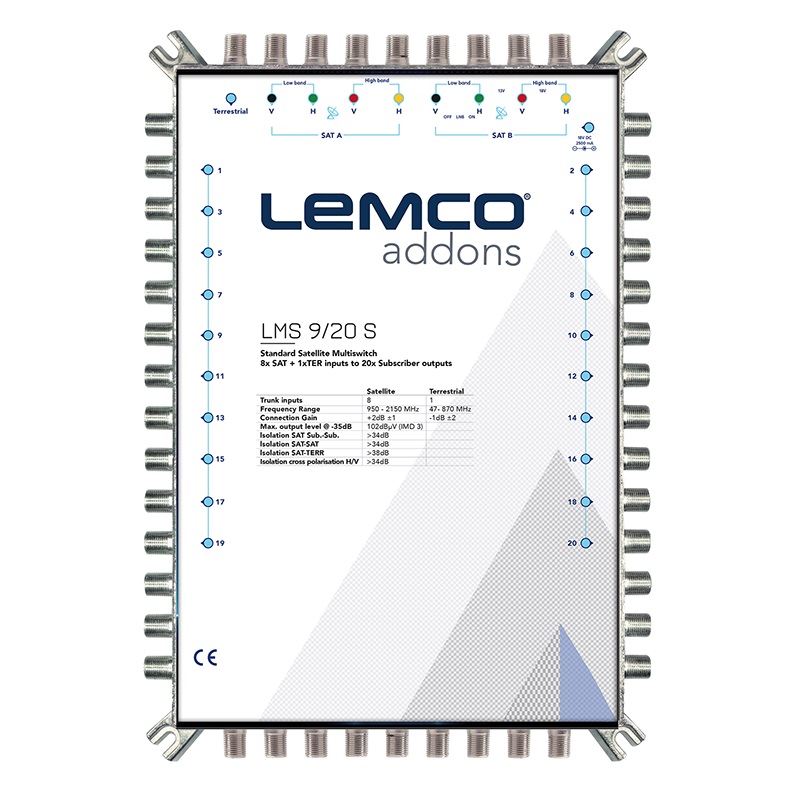 Πολυδιακόπτης LEMCO LMS 9/20 S