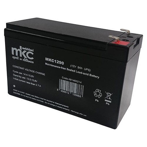 ΜΠΑΤΑΡΙΑ MKC Power VRLA AGM battery 12V 9Ah (6.3mm)