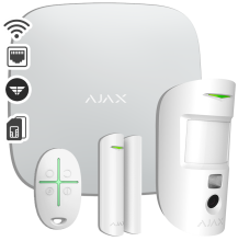 AJAX SYSTEMS - STARTER KIT CAM PLUS ΛΕΥΚΟ